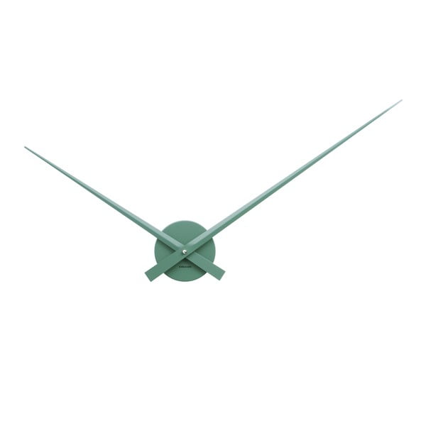 Zelené hodiny Karlsson Little Big Time, Ø 9 cm