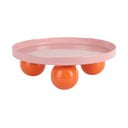 Kovová dekoratívna tácka ø 20 cm Double Funky – PT LIVING