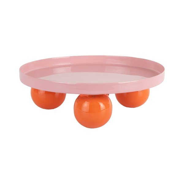 Kovová dekoratívna tácka ø 20 cm Double Funky – PT LIVING