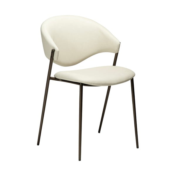 Slonovinová jedálenská stolička z imitácie kože Zone – DAN-FORM Denmark