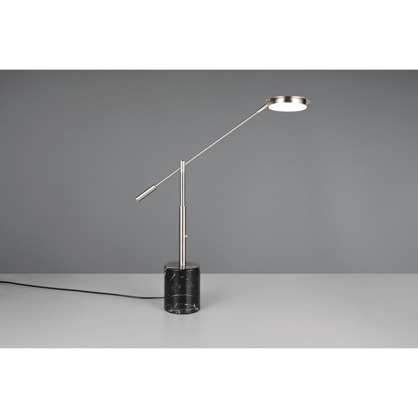 Čierna/v striebornej farbe LED stolová lampa (výška  65 cm) Fiore – Trio Select-image-2