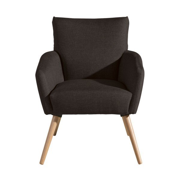 Čokoládověohnedé kreslo Max Winzer Jörn-image-1