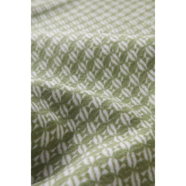 Zelená deka s prímesou bavlny 140x180 cm Nilo – Euromant-image-2