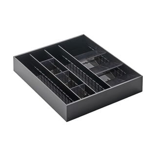 Čierny plastový príborník do zásuvky 47.5 x 35 cm - YAMAZAKI