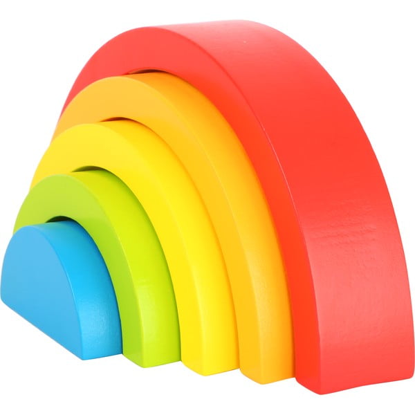 Detská drevená skladacia hra Legler Rainbow-image-3