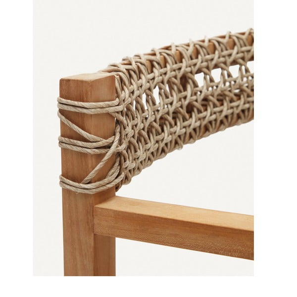 Jedálenská stolička z umelého ratanu v prírodnej farbe v súprave 2 ks Giverola – Kave Home-image-3