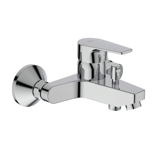 Vaňová nástenná batéria v lesklo striebornej farbe Cerafine D – Ideal Standard