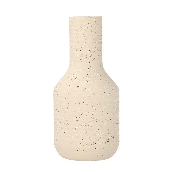 Krémová váza z kameniny Elv – Villa Collection