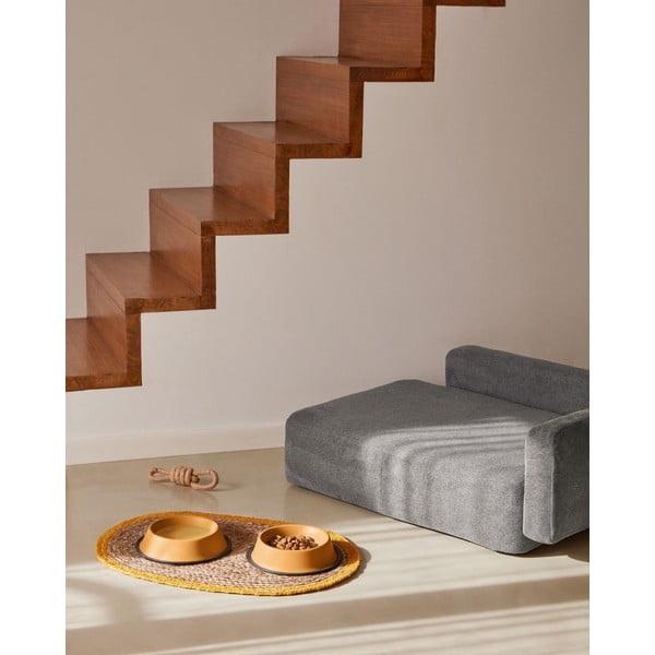 Tmavosivý pelech pre psov 73x60 cm Bowie - Kave Home-image-1