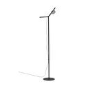 Čierna LED stmievateľná stojacia lampa (výška 160 cm) Orey – Kave Home