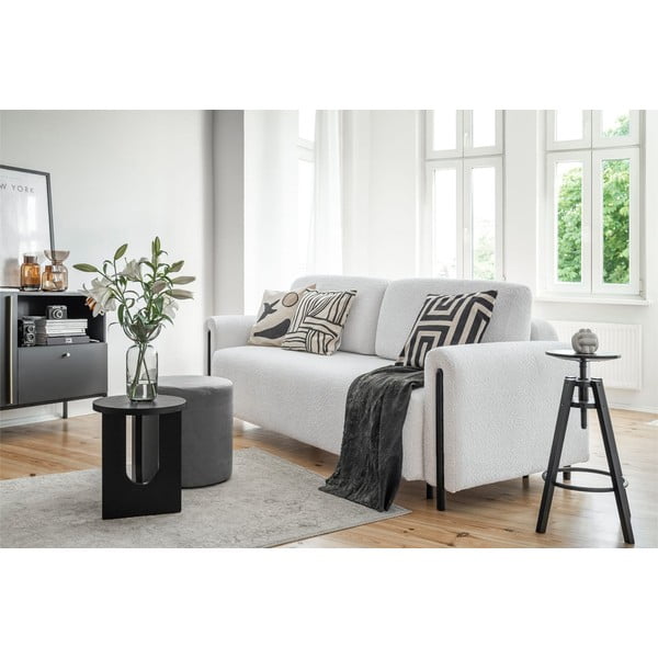 Sivá rozkladacia/s úložným priestorom pohovka z textílie buklé 244 cm Arcadova – ELTAP-image-3