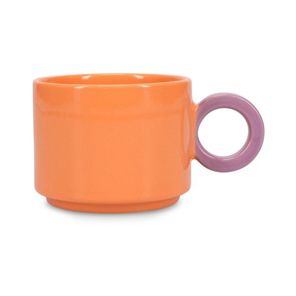Oranžový kameninový hrnček 280 ml Lou – ONA