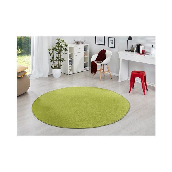 Zelený koberec Hanse Home, ⌀ 133 cm-image-3