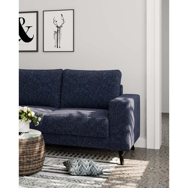 Tmavomodrá rohová pohovka (ľavý roh) Fynn – Ghado-image-4