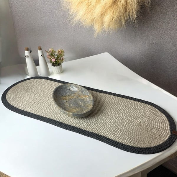 Jutový behúň na stôl 35x100 cm Wicker – Mila Home Luxury-image-1