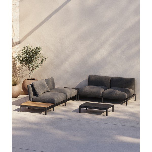 Kovový Záhradný konferenčný stolík 57x91 cm Sorells – Kave Home-image-1