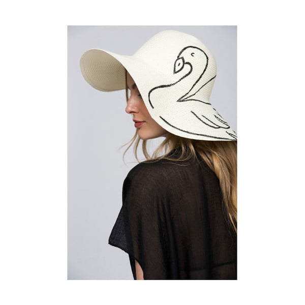 Dámsky klobúk s motívom pelikána NW