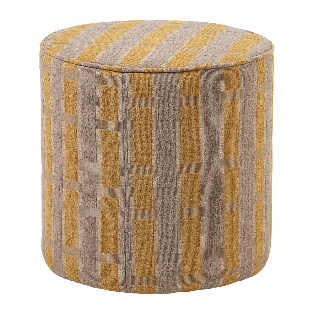 Žltý ženilkový taburet Sarli – WOOOD