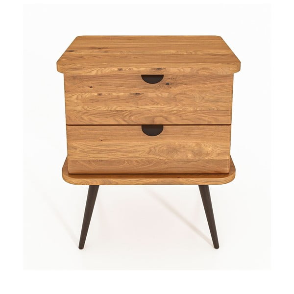 Nočný stolík z dubového dreva v prírodnej farbe Kula - The Beds-image-2