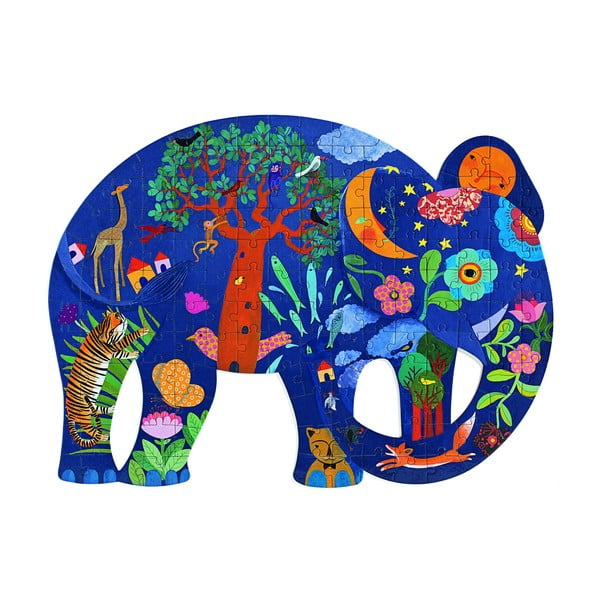 Detské puzzle so 150 dielikmi Djeco Elephant