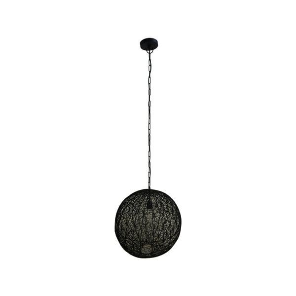 Čierne závesné svietidlo HSM collection Pendant Flower, ⌀ 54 cm