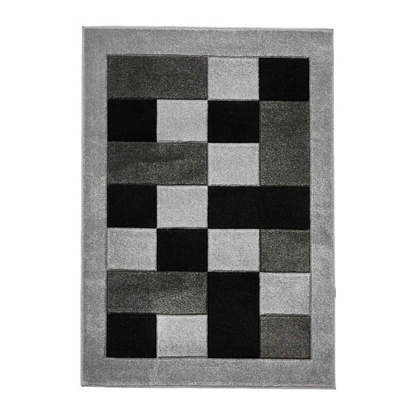 Sivý koberec Think Rugs Geometrico Square, 120 × 170 cm