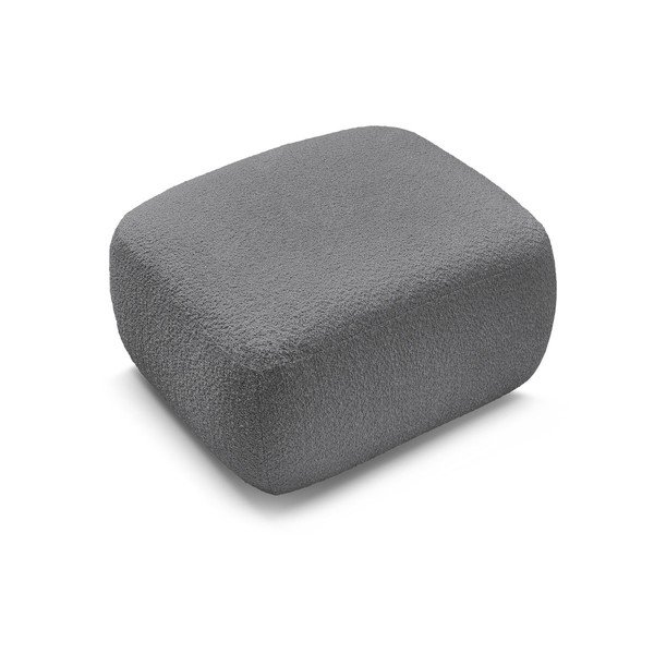 Sivá podnožka z textílie buklé Montaigne – Bobochic Paris-image-3