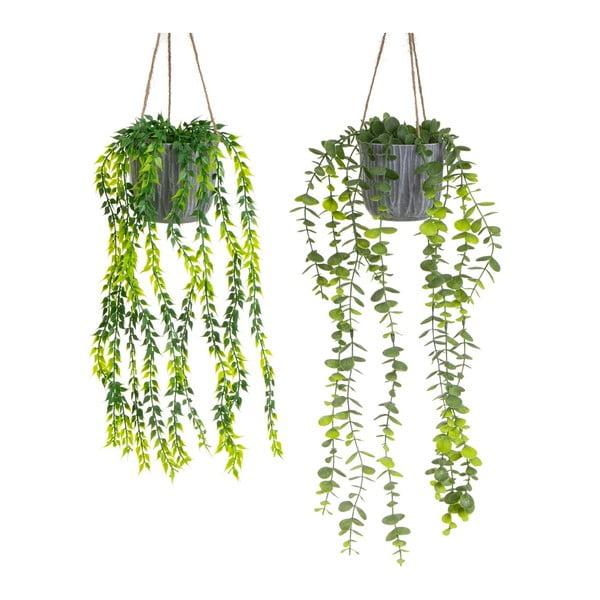 Umelé rastliny v súprave 2 ks (výška 45 cm) – Casa Selección