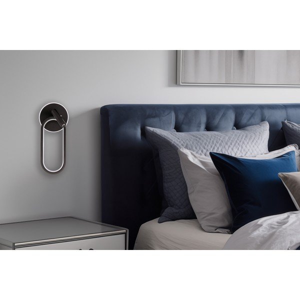 Čierne LED nástenné svietidlo Monet – Candellux Lighting-image-1