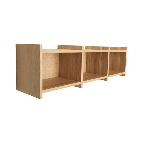 Poschodová polica v dekore duba v prírodnej farbe 80 cm Focal – Hübsch-image-3