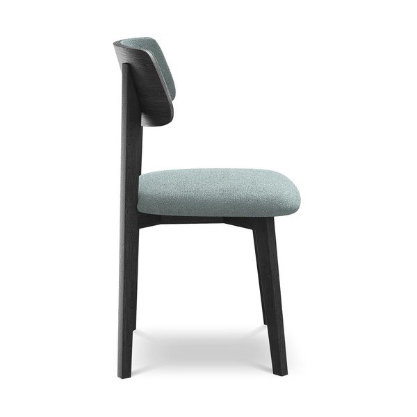 Modrá jedálenská stolička z masívneho dreva Niu – Makamii-image-2