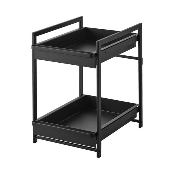 Čierna kovová prídavná polička 30x42 cm Tower – YAMAZAKI