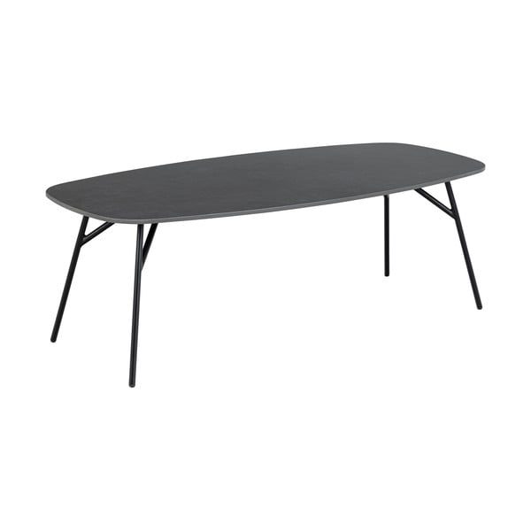 Čierny konferenčný stolík s keramickou doskou 60x120 cm Caracas - Actona-image-2