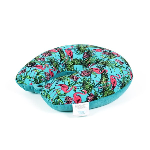 Masážny cestovný vankúš Albi Plameňáci-image-2