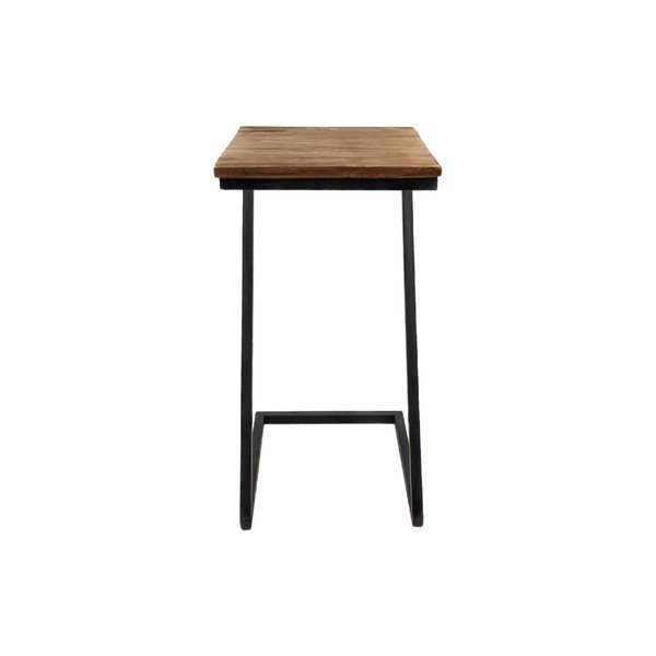 Konzolový stolík s doskou z exotického dreva HMS collection, výška 68 cm-image-3