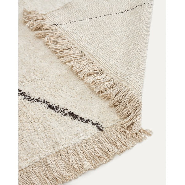Krémový koberec 160x230 cm Mijas – Kave Home-image-4