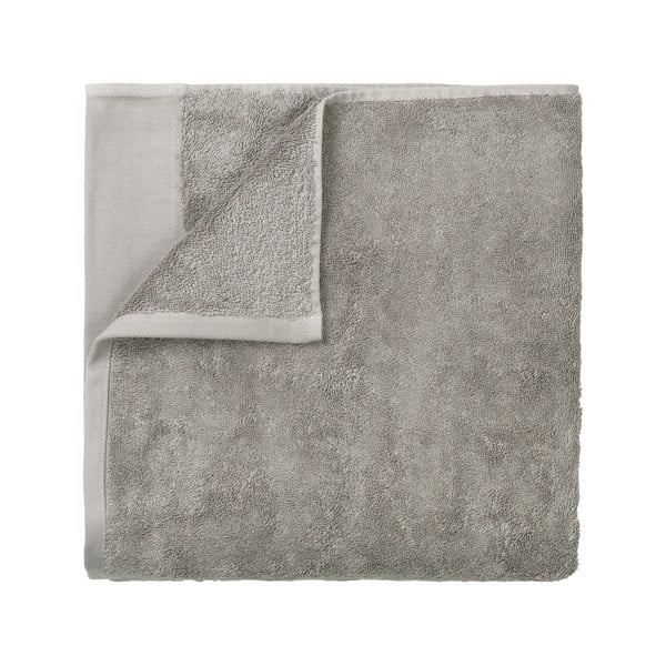 Sivý bavlnený uterák Blomus, 50 x 100 cm