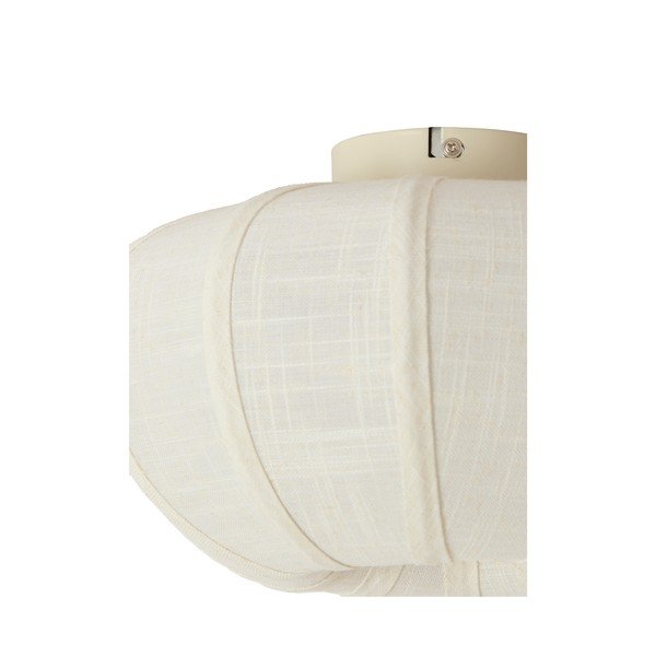 Krémovobiele stropné svietidlo s textilným tienidlom ø 30 cm Zosia – Light & Living-image-2