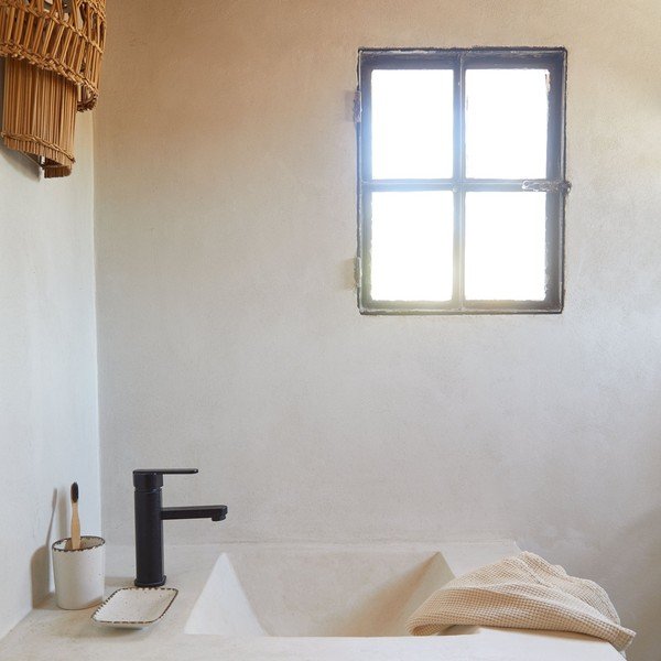 Krémovobiela kameninová nádobka na mydlo Toscana Bath – Casafina-image-2