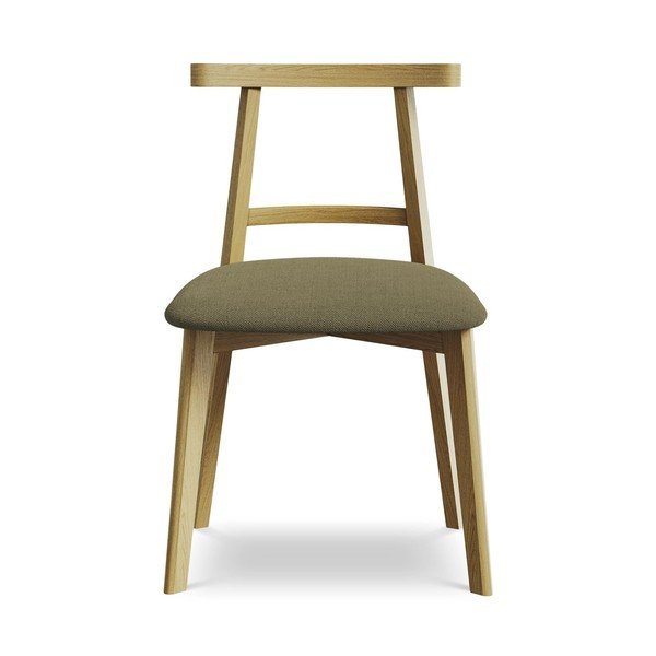 Zelená jedálenská stolička z masívneho dreva Ohelo – Makamii-image-1