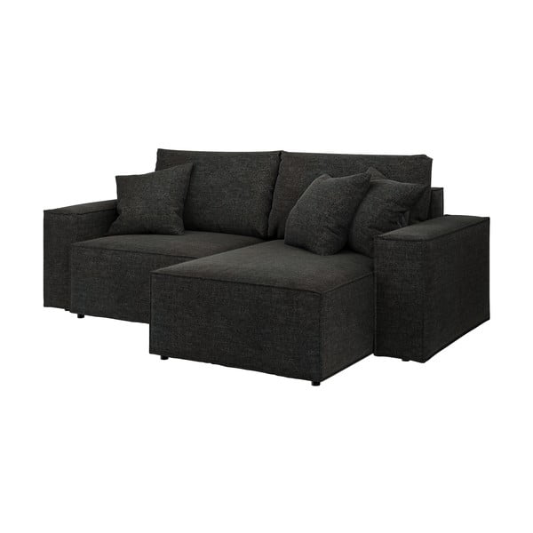 Antracitovosivá rozkladacia variabilní rohová pohovka Ghado Melow-image-2