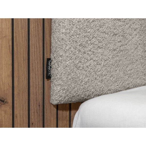 Svetlosivá dvojlôžková posteľ s roštom 160x200 cm Lior – Bobochic Paris-image-4