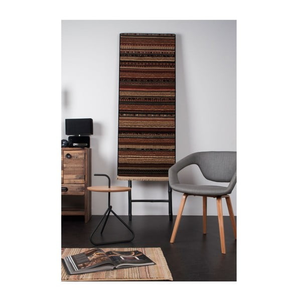 Vzorovaný behúň Zuiver Nepal Dark, 67 × 245 cm-image-2
