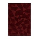 Vínovočervený ručne tkaný vlnený koberec 160x230 cm Shard Red – Flair Rugs