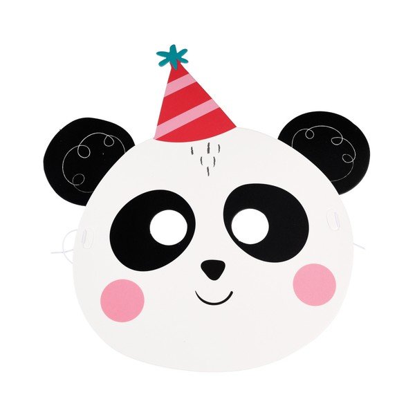 Sada 6 papierových masiek Rex London Party-image-4