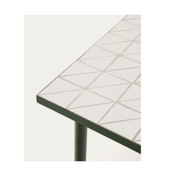 Oceľový záhradný jedálenský stôl 91x182 cm Maurina – Kave Home-image-4