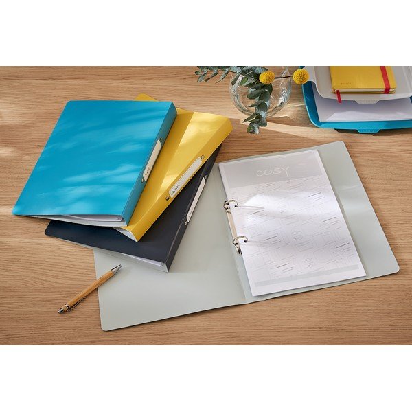 Sivý krúžkový šanón Leitz Cosy-image-1