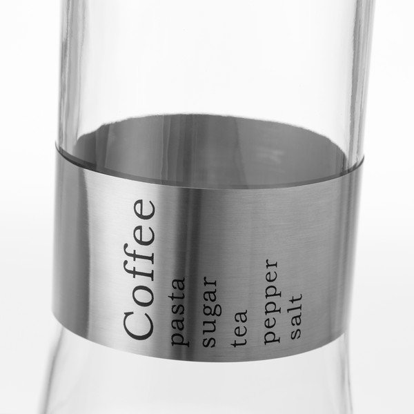 Sklenená dóza na kávu Unimasa Transparent, 1550 ml-image-1