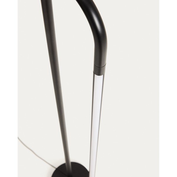 Čierna LED stojacia lampa (výška  120 cm) Bow – Kave Home-image-4