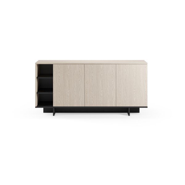 Čierna skrinka 170x80x40 cm Cequoia – Marckeric